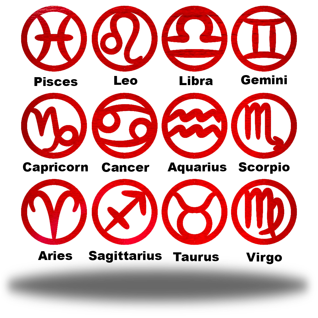 Riverside Designs-Zodiac Signs-Metal Wall Art Décor